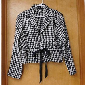 A-List by Wrapper Herringbone Blazer and Skirt